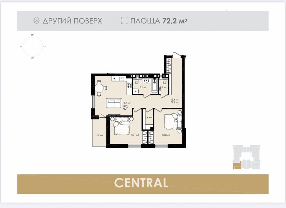 Продаж 2-кімнатної квартири без комісії Сокольники - изображение 4