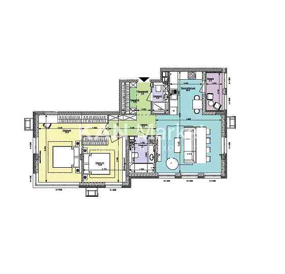 Продаж сімейної 2к квартири 79,8 м² з видом на мостик у Файна Таун Kyiv
