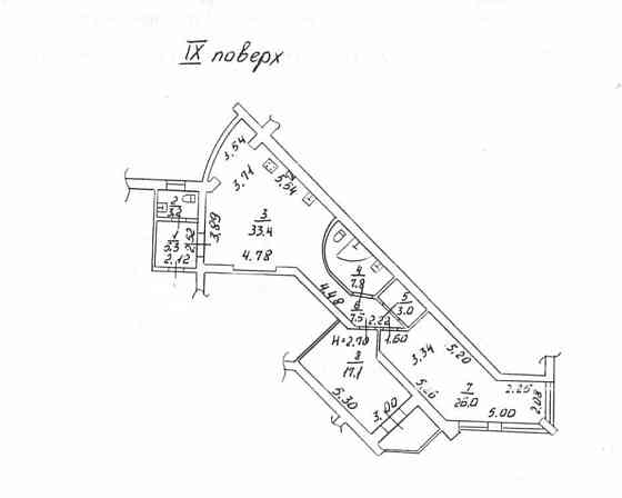 Квартира с паркоместом рядом с Аркадией Посмитного газовое отопление Одеса