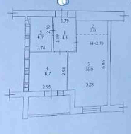 ЖК Мира-3 продам 1 к квартира с Документами  40м2  КОММУНИКАЦИИ.L Харків