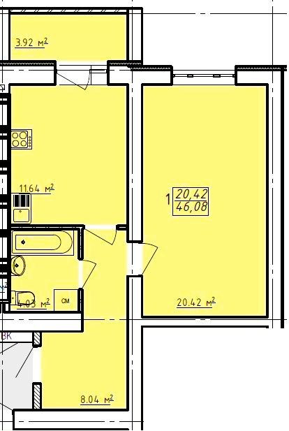 Продам ЖК ЛЕВАДА-2 однокомнатнатную квартиру в доме с коммуникациями.L Харків - зображення 1