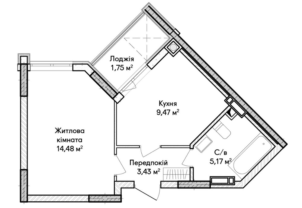 1к квартира з газом. Новий ЖК, без комісії Іrpin - photo 4