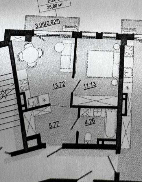 Квартира 36кв.м на Фонтані вул.Дачна море поряд Одеса - зображення 6