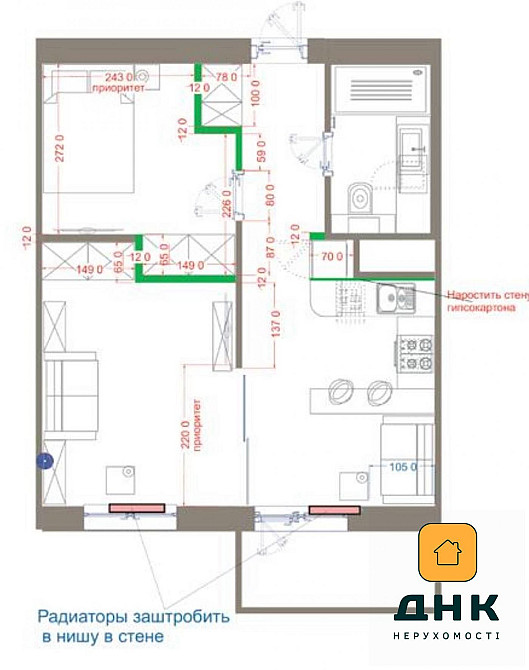 Аркадия. Однокомнатная квартира. Вид моря. Балкон. ЖК 51 Жемчужина Одеса - зображення 2