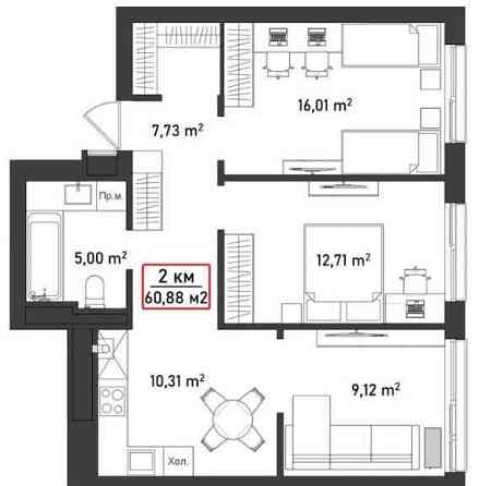 Продається 2-кім квартира у хорошому ЖК за акційною ціною! Ивано-Франковск