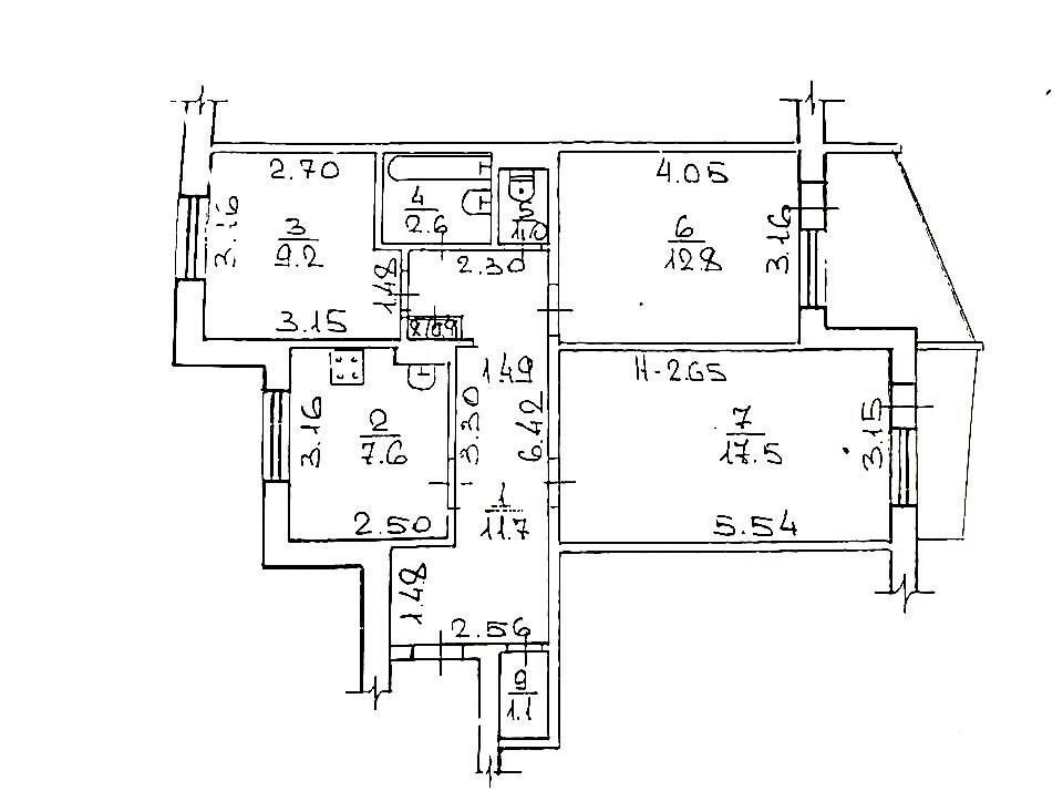 3-к квартира на Семена Палiя‼️ДЕРЖ.ПРОГРАМИ. Ремонт. ГАЗ Одеса - зображення 4