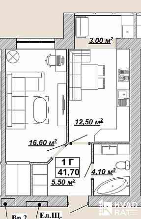Сучасна 1.5 кімнатна квартира в центрі! Терміново Івано-Франківськ