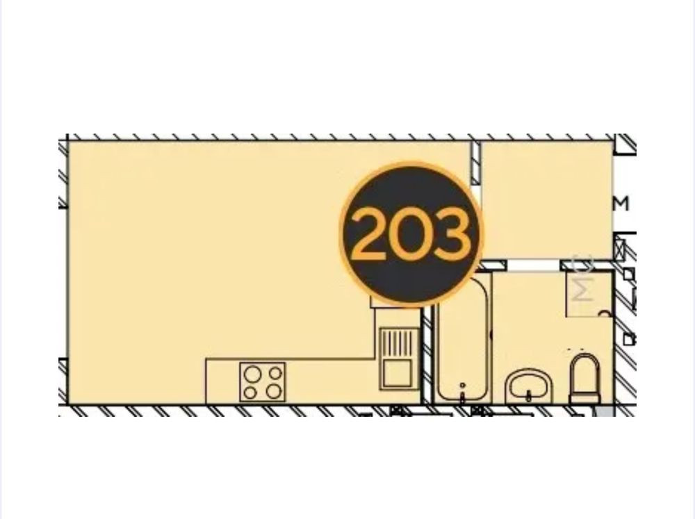 Квартира студія в центрі Ірпеня зданий будинок Іrpin - photo 5