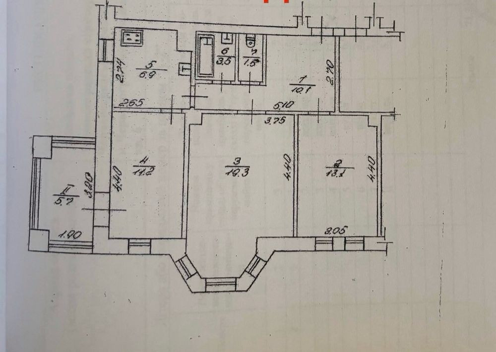 Продається трикімнатна квартира  - photo 1