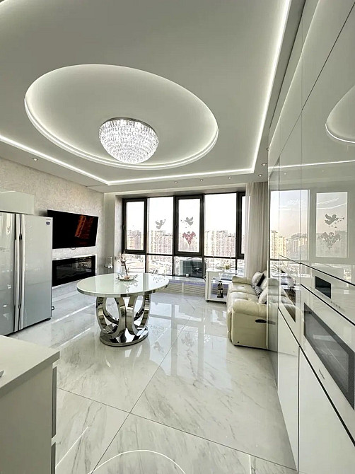 River Stone Вид на Дніпро 3 спальні 120м² Ремонт Трускавецька,4б Київ - зображення 1