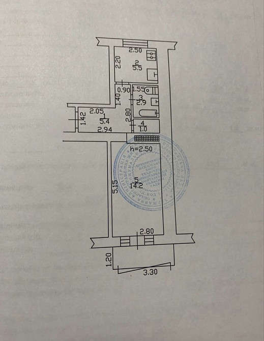 Продам 1 кімнатну квартиру 3 Занасип Kremenchuk - photo 4