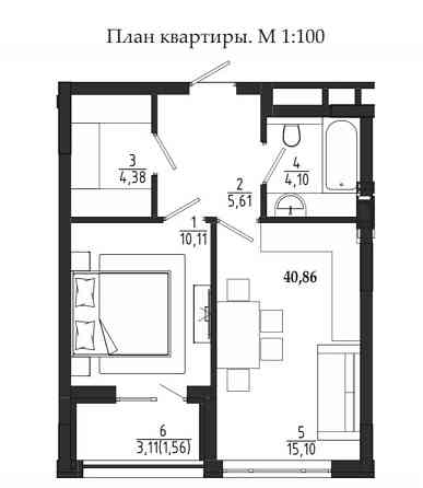Квартира з видом на море в расрочку, ТРЦ Рівєра, переуступка Lisky