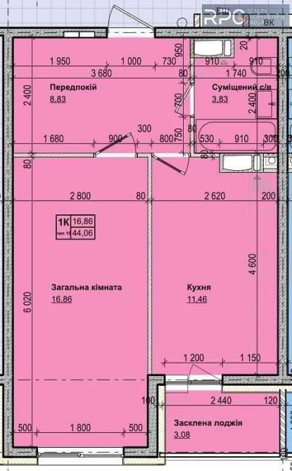 Продаж квартира 44м ЖК Атлант на Озерній Метро Іподром Теремки Kyiv - photo 3