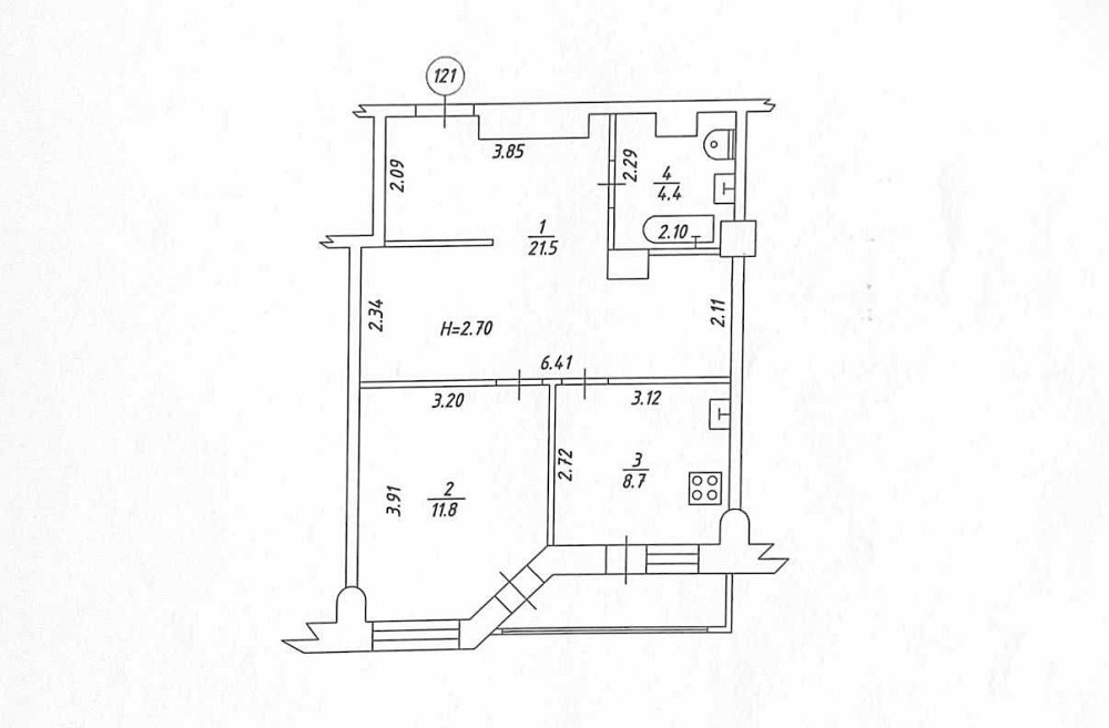 Продам 2к 50кв.м.Жк Дуэт ЖС2 метро Алексеевская Kharkiv - photo 1