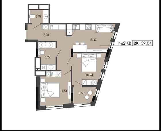 Продаж 2 кімнатн. квартири Lviv