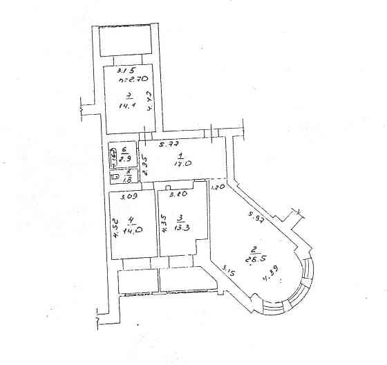 4 Ком. квартира на ул. Комитетская/ Картамышевская Центр Кирпич АОГВ Odesa