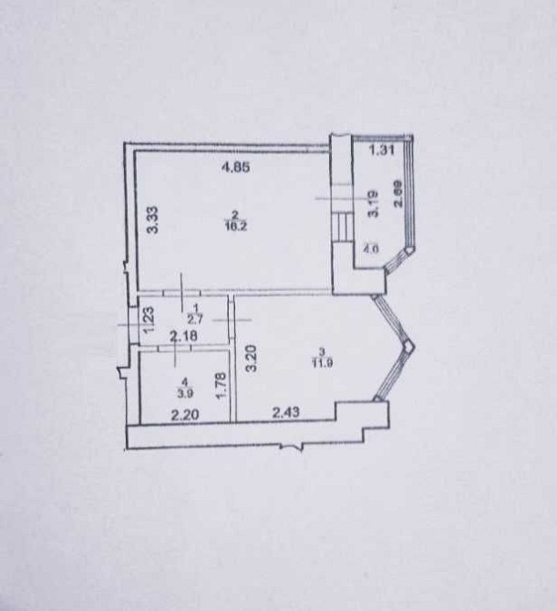 1 кім квартира - ремонт, меблі, техніка ( вул. Хмельницького ) Іvano-Frankivsk - photo 6
