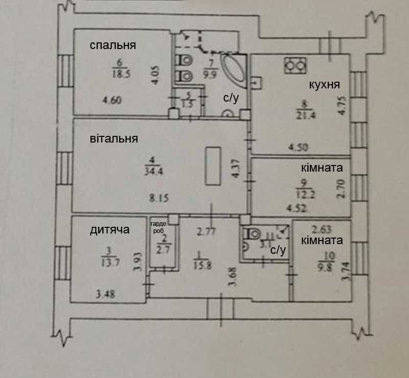 Без %. Продаж 5к. кв. по вул. Микільсько-Ботанічна 14, м. Університет Kyiv - photo 1