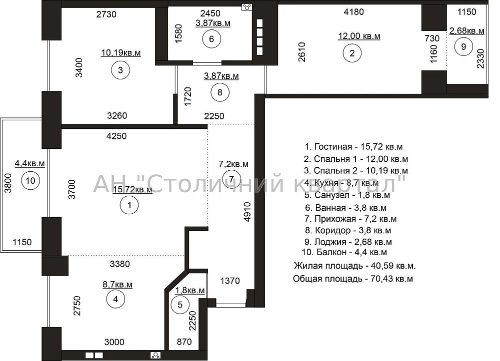 Пріорка Трикімнатна Макіївська 7 Kyiv - photo 5