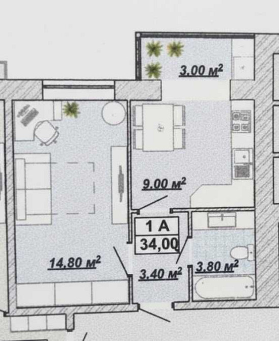 Продається однокімнатна квартира в ЖК «Княгинин» — переуступка! Іvano-Frankivsk - photo 1