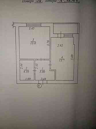 Квартира на першому поверсі, готова до ремонту, індивідуальне опалення Hostomel