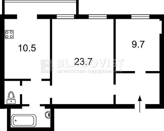 Центр Продаж 2-кім-ної квартири Михайлівська, 16б Майдан Незалежності Kyiv