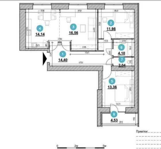 Продаж 3-три кім квартири кухня-студія у Сокільниках.Бічна Стрийськоі Сокольники