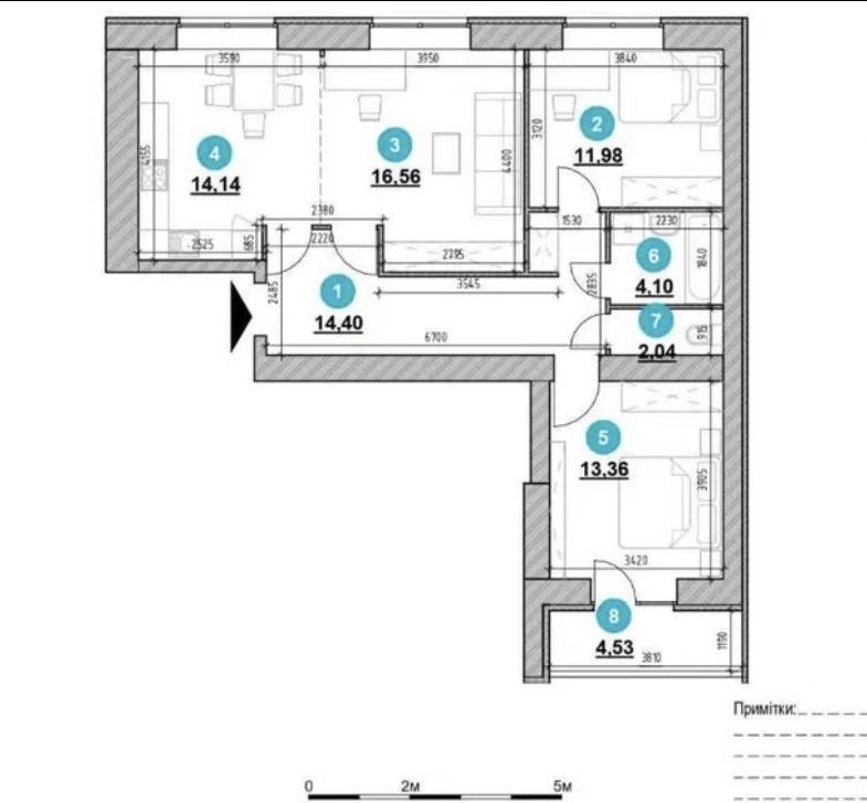 Продаж 3-три кім квартири кухня-студія у Сокільниках.Бічна Стрийськоі Сокольники - изображение 3