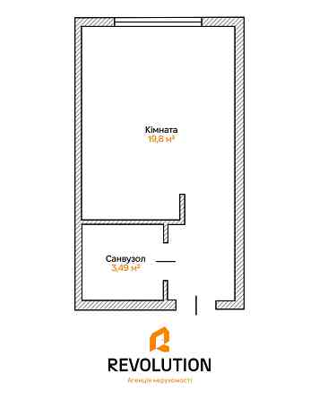 Без %; ЖК У-квартал, продаж смарт-квартири, без ремонту Sofiivska Borshchahivka