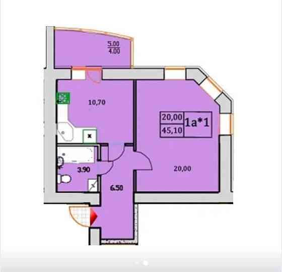 1-Кімнатна Без Ремонту • 45 м² • БЕЗ Комісії Bucha