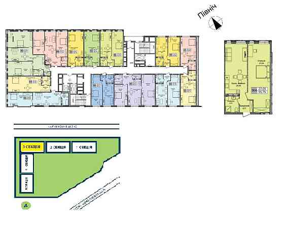 1к квартира краєвид на парк метро 250 м Kyiv