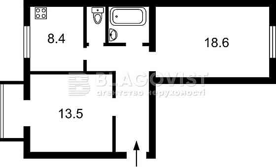 (56м2)Метро Палац Спорта-5 хв Шота Руставели,26  ТЦ Гулівер Киев
