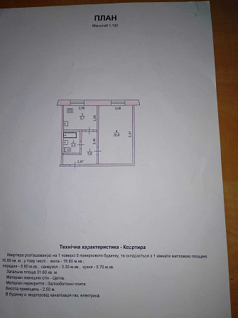 Продам 1 ком кв. Косметич ремонт Удобный легкий Безопасный 1й этаж ПХЗ Павлоград - зображення 5