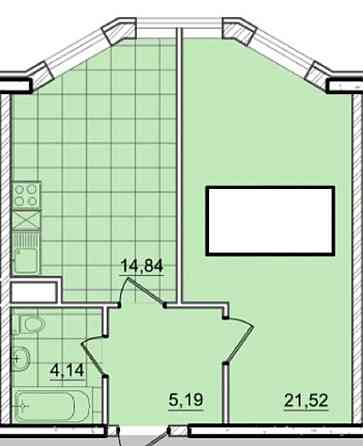 Продам 1 кімнатну квартиру М Печерск 52 Жемчужена Киев