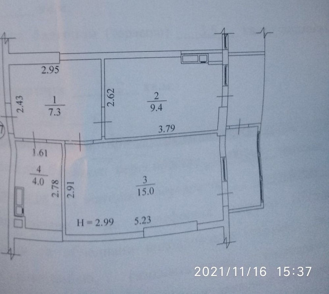 Без%   1к 39 м2  Жилянська 118   Саксаганского Університет центр Киев - изображение 6