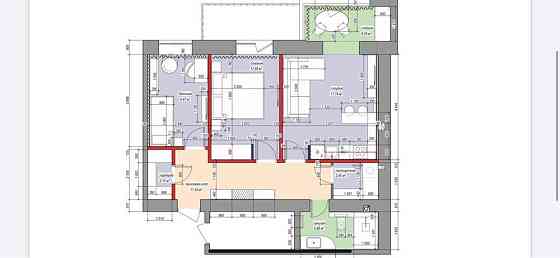 Реалная квартира Видовая 780$\м2Спешите  р-н пр. Гагарина ЖК Дубинина Dnipro