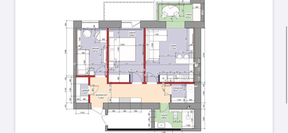 Реалная квартира Видовая 780$\м2Спешите  р-н пр. Гагарина ЖК Дубинина Dnipro - photo 4