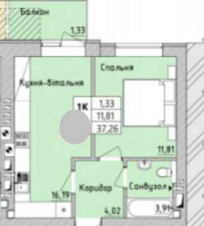 Інвестиційна 1к квартира в сучасному ЖК Бургундія-3, без комісії Іrpin