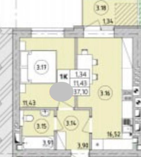 1-кімнатна квартира в новобудові, Ірпінь, без комісії Іrpin - photo 2