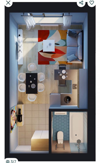 Вигідно ! Дві студіі сміжні на першому поверсі з газовим опаленням! Hostomel - photo 5