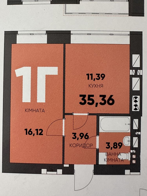 Продаж 1 к біля школи в готовому будинку! Газ! БЕЗ КОМІСІЇ! Bucha - photo 2