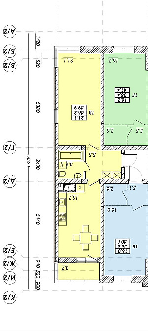 1 ком 52м.кв в ЖК Прохоровский квартал подходит под гос. программы. Odesa - photo 7
