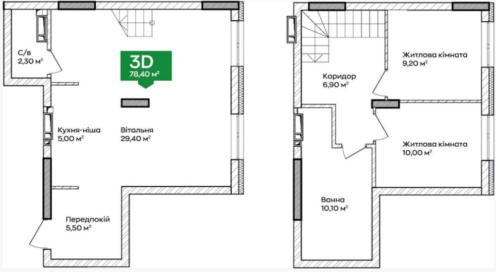 Продається дворівнева 3-кімнатна квартира в ЖК Сіті-Парк (єОселя) Іrpin - photo 2