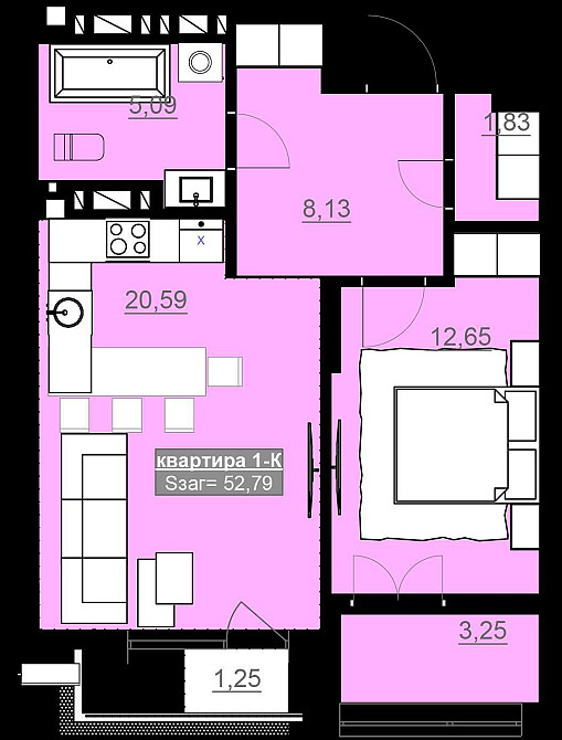 1кім квартира переуступка ЖК Привокзальний (можна під єОселя) Іvano-Frankivsk - photo 5