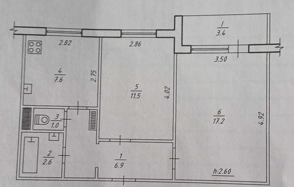 Продається 2 кім. кв. на проспекті Лушпи. ЗСУ. 9 мкрн Сумы - изображение 1
