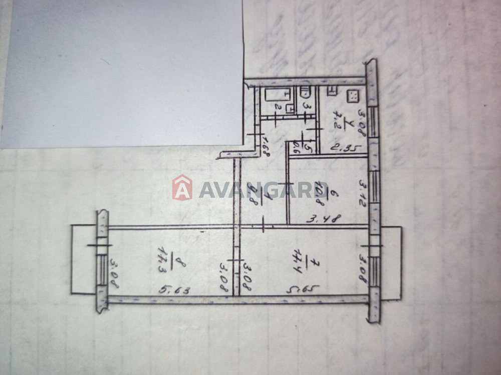 3 кімнатна квартира вул. Бородинська 7 Zaporizhzhia - photo 5