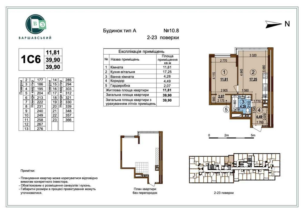 ТОП 1 кім квартира ЖК Варшавський 3 Варшавский Змієнка Буд 10.8 Без % Kyiv - photo 1