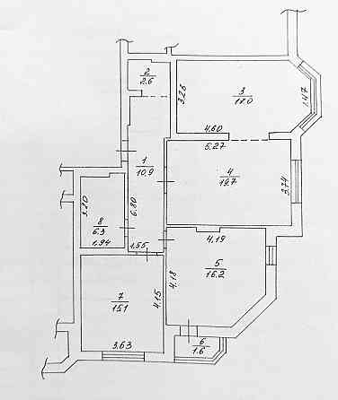 Продаж 3-кімнатної квартири 91 кв.м. вул. Лагунової 17б. Бровари. EM Brovary