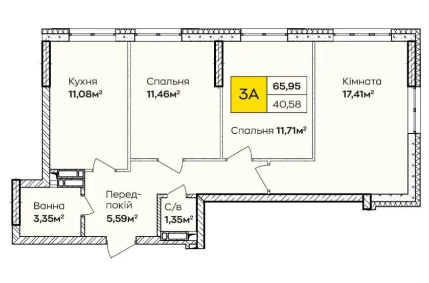 3-кімнатна квартира під «єОселю» 3% або 7% Kyiv - photo 5