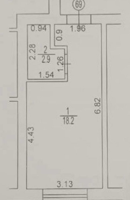 Продаж студія без ремонту в ЖК Сенсація, під державні програми Hostomel - photo 2